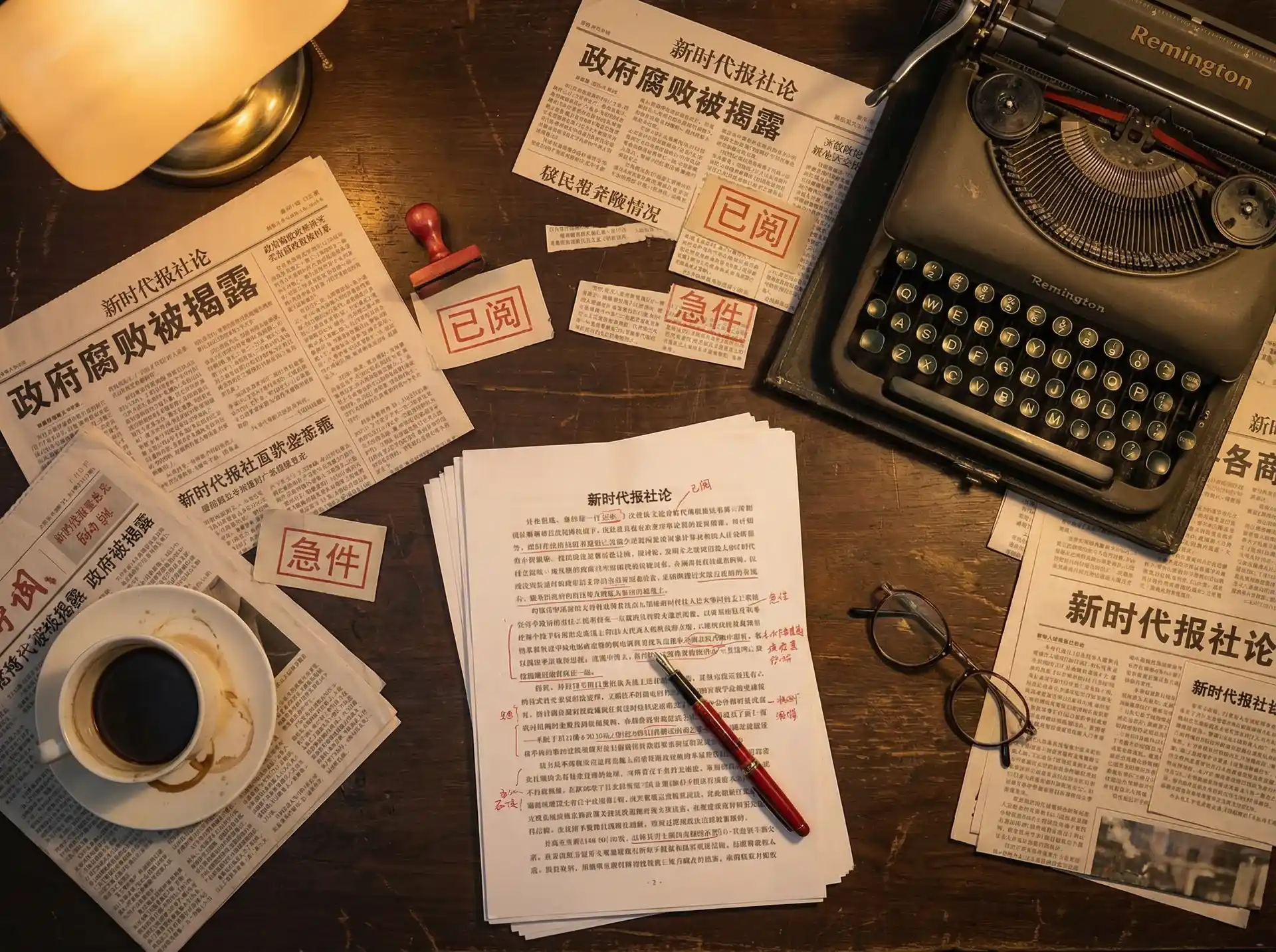 91安装 - 报社编辑部工作场景